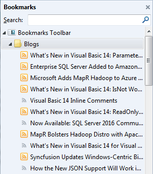 Firefox Live Bookmarks Feed