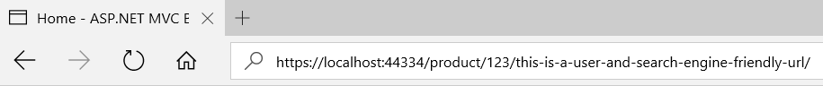 SEO Friendly URL Example