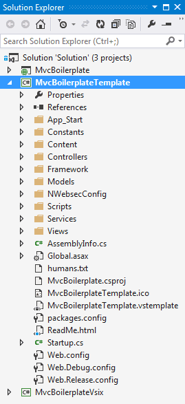 An example of a VSIX C# project from the ASP.NET Core Boilerplate project template.