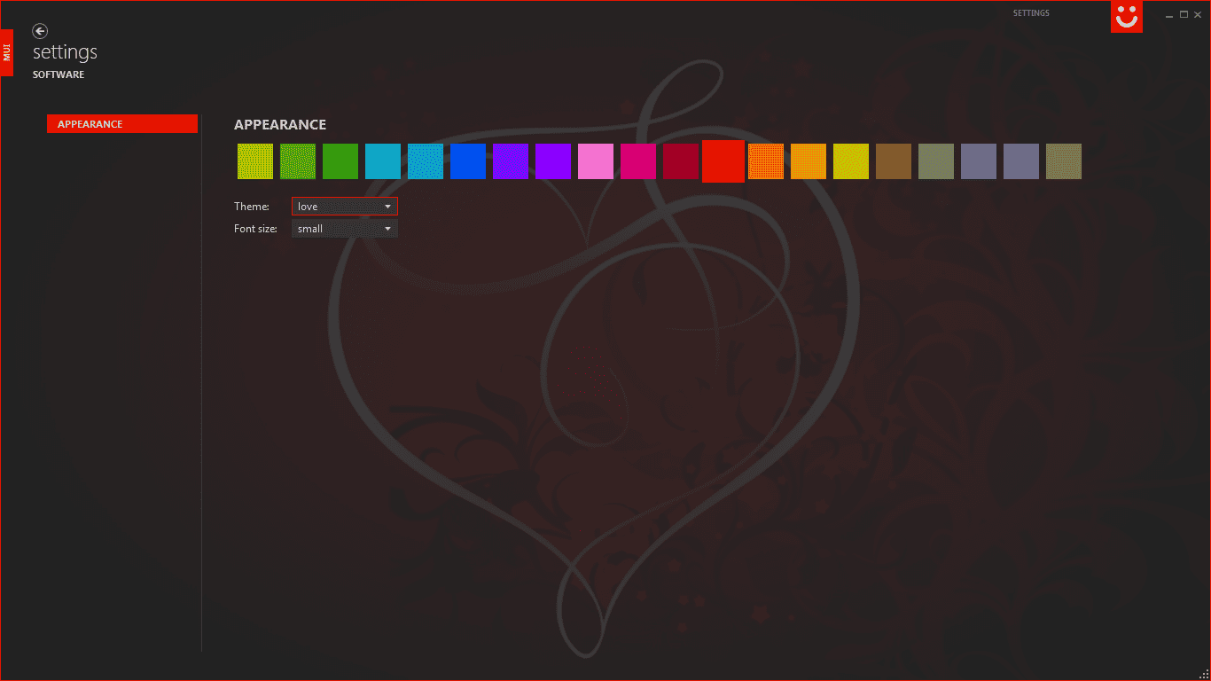 Modern UI for WPF Heart Background