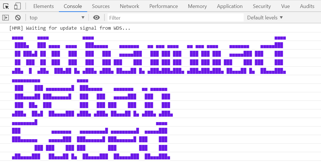 My name rendered in ASCII art using a figlet font