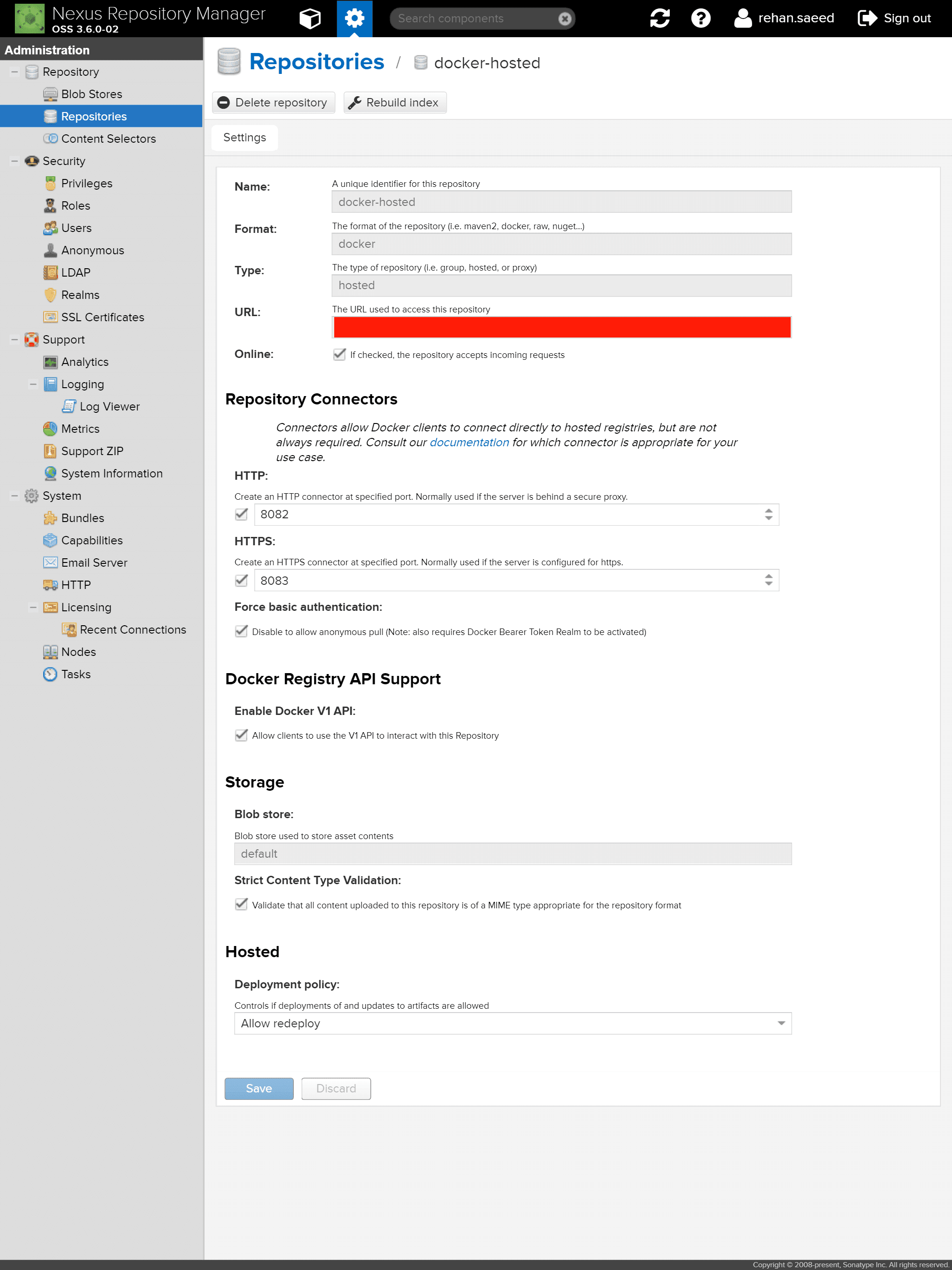Sonatype Nexus Administration
