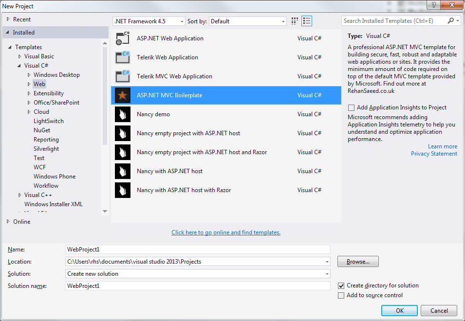 Custom Visual Studio Project Templates - Muhammad Rehan Saeed