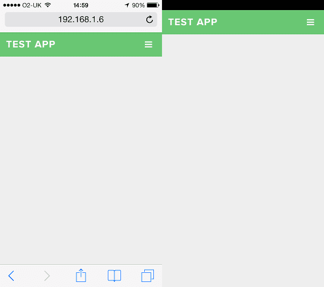 iOS Web App Capable